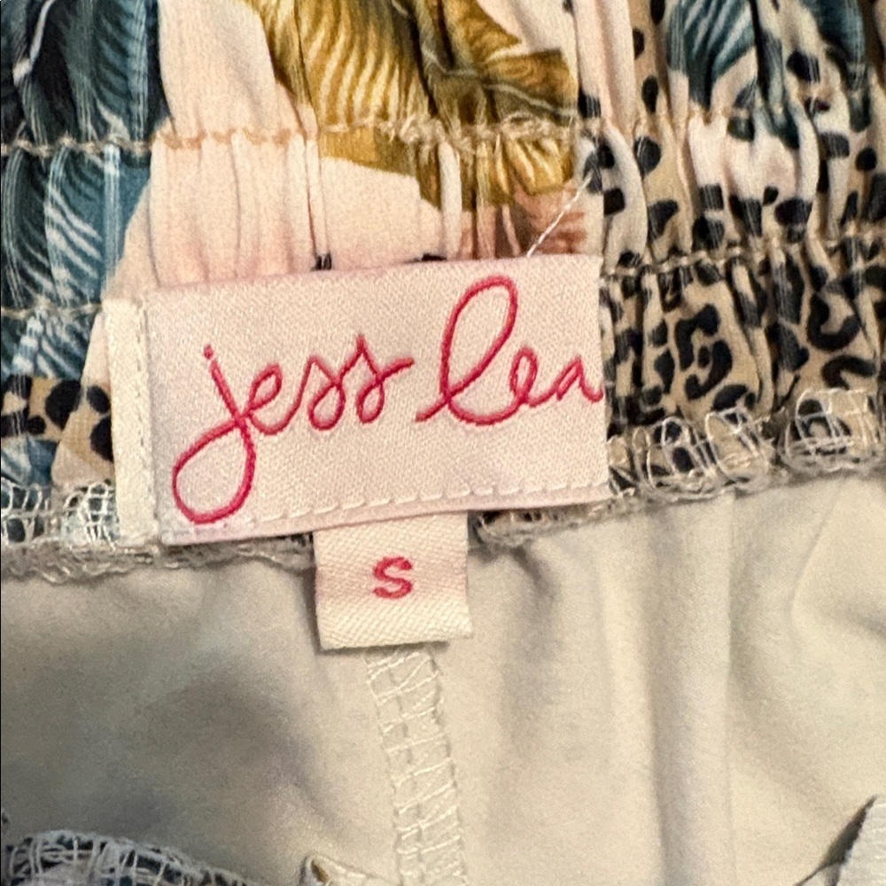 JESS LEA eye of the tiger shorts size small comfy loungewear animal novelty - Picture 2 of 8